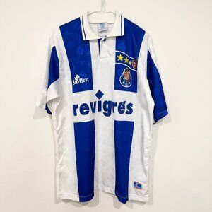Vintage Porto FC Home Football Shirt 1995 1996 1997 Portugal Saillev XL